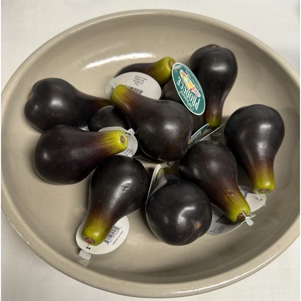 Winward Produce Fig Faux Fruit Realistic Simulation Prop‎ Decor New